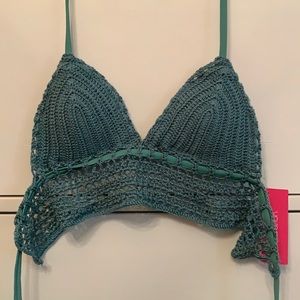 XS knitted bikini top